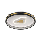 Circular Geometric Three Step Dimming LED Modern Ceiling Lights Fixture