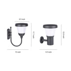 Black Outdoor Wall Mount Lighting Waterproof Garden Light