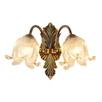 Brass Wall Lights Clear Glass Shade Brass Lamp