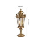 Glass Pillar Lights Outdoor Waterproof Minimalist Fence Light
