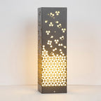 Asian Style Perforated Garden Lighting with Decorative Snowflake Design