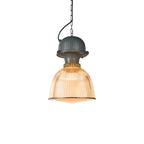 Industrial Style Pendant Lighting Gray Aluminum Ceiling Light