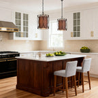 Small Black Pendant Light Vintage Sleek Design Ceiling Light