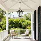 Outdoor Porch Pendant Lights Glass Decorative Minimalist Ceiling Light