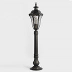 Retro-Inspired Waterproof Outdoor Lamp Post for Traditional Villa Gardens