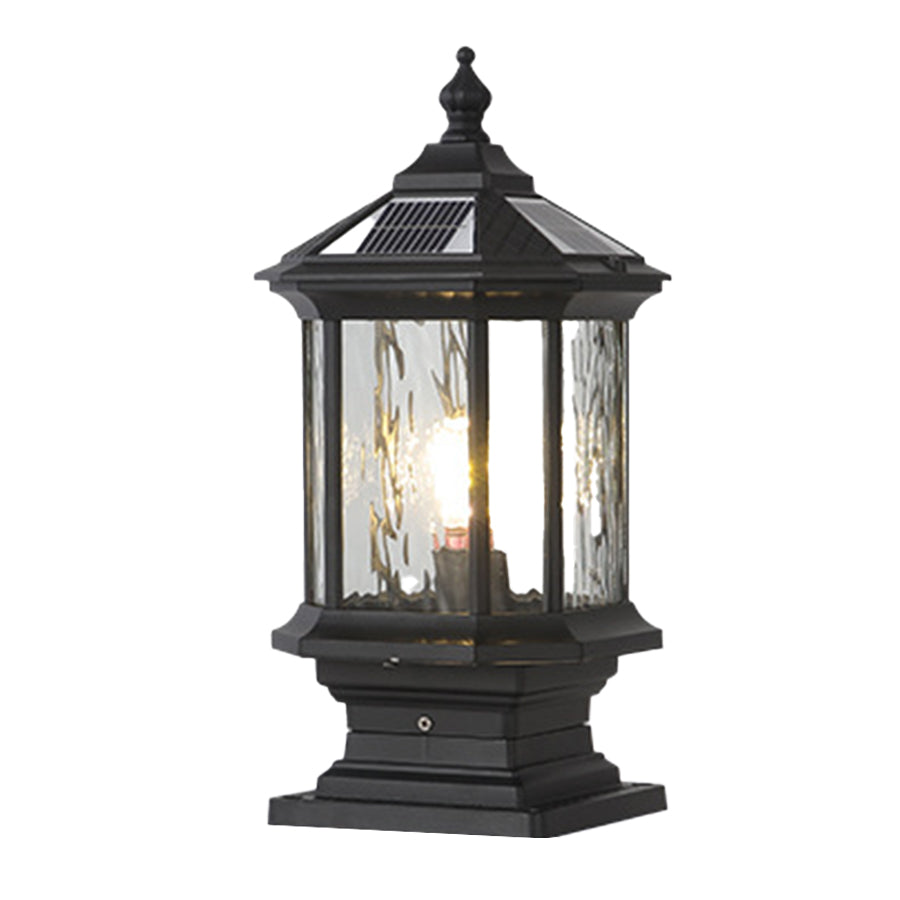 Lantern Pillar Lights European-Style Vintage Outdoor Pier Mount Light