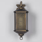 Classical Hollow Pattern Outdoor Waterproof Wall Lamp for Villa Courtyard Corridor