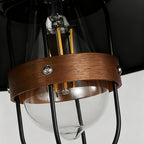 Vintage Hanging Pendant Lights Industrial Black Iron ceiling lights