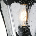 Outdoor Light for Wall Weatherproof Glass Shade Classic Aluminum Lamp