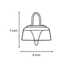 Clear Pendant Lights Solar-Powered LED Handle Hanging Light Fixtures