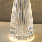Clear Table Lamps Transparent Portable Acrylic Decorative Lamps