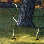 Eco-Friendly Twisted Seaweed Design LED Solar Lawn Lights