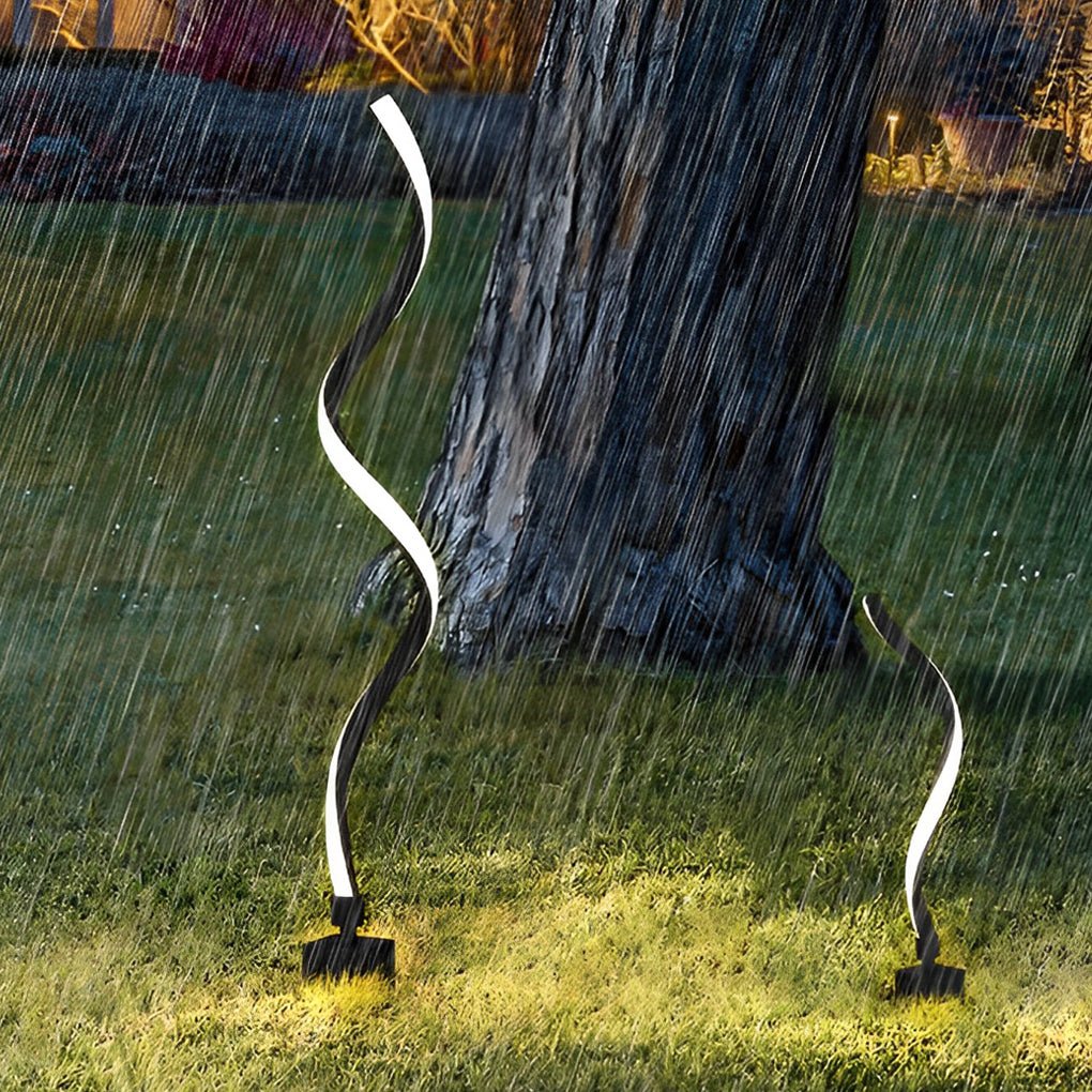 Eco-Friendly Twisted Seaweed Design LED Solar Lawn Lights