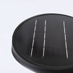 [Open-Box] Black Cylindrical LED Pathway Bollard Lights Solar and Wired Outdoor Lighting Solutions