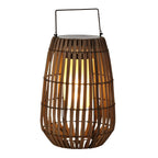 Bamboo Outdoor Lanterns Woven Portable LED Waterproof Light