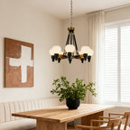 8 light chandeliers Vintage Artistic Bean Globe Ball Ceiling Light