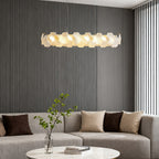 Artistic Glass Chandeliers French Flower Ceiling Lights