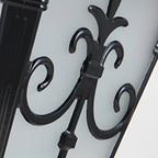 [Open-Box]Retro Pattern Waterproof LED European Style Solar Fence Post Lights
