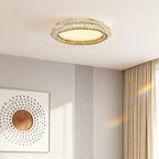 Flush Mount Crystal Ceiling Lights Luxury Eye-Protecting Lamp