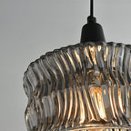 Glass Drum Pendant Light Italian Elegant Minimalist Ceiling Lights