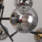 Glass Globe Chandeliers Nordic Atmospheric Luxury Retro Ceiling Light