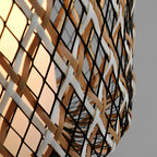 Hanging Lantern Lamp Woven Rural Modern Outdoor Pendant Light
