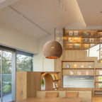 Japanese Paper Pendant Lights Raffia Zen Ceiling Light