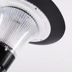 Black Solar Pathway Lights Outdoor Ground Socket Lamp