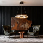 Luxury Modern Chandeliers Round Ring Crystal Ceiling Lights