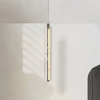 Modern Crystal Pendant Light Minimalist Linear Ceiling Light
