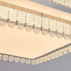 Modern Flush Mount Light Fixtures Luxury Crystal Light