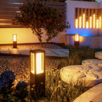 Path Bollard Lights Outdoor Waterproof Landscape Lights