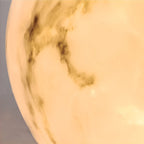 Outdoor Pillar Light Faux Waterproof Moon Globe Light