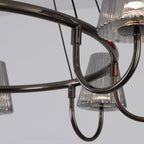 Branch LED Suspension Chandelier American Modern Glass Ceiling Lighting