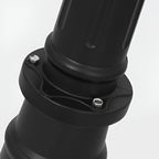 2 Head Outdoor Post Light Modern Black Waterproof Light