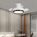 Ceiling Fan with Remote Light Minimalist Dimming LED 3-Blade Fan Lamp