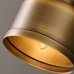 LED Wall Light Lamp American Retro Solid Brass Lamp