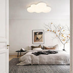 Ceiling Cloud Lights Modern Cartoon Off-White LED Flush Mount Light