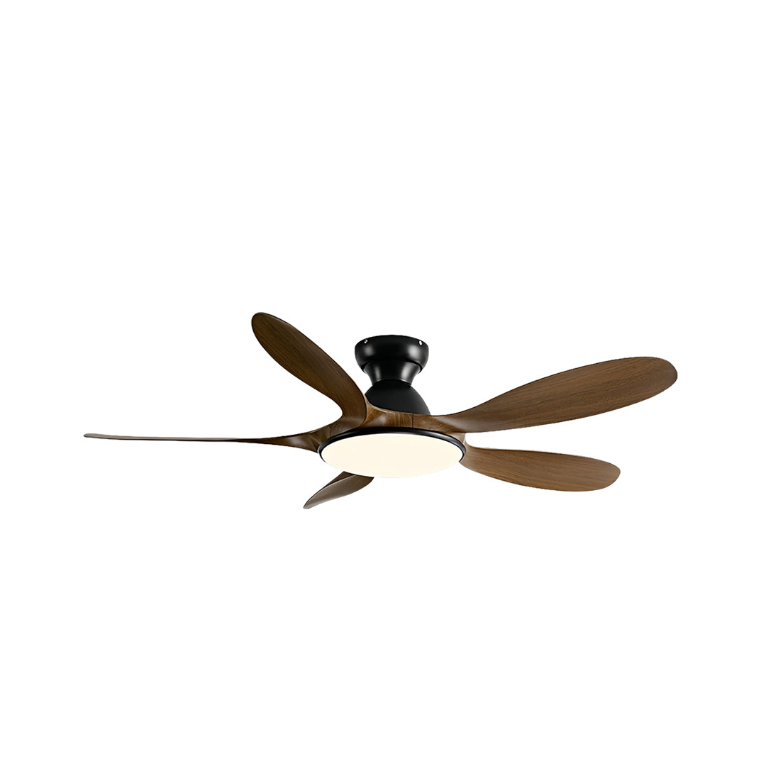 5 Blade Ceiling Fan with Light Abs Blades Metal Body Fan Light