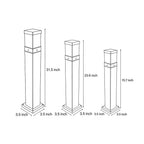 Bollard Lights Commercial Modern Square Cob Outdoor Light