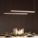 Commercial Linear Pendant Lighting Modern Rectangular LED Light
