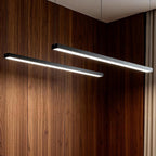 Commercial Linear Pendant Lighting Modern Rectangular LED Light
