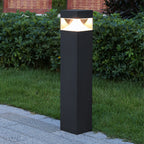 Outdoor 31in Lawn Bollard Light Square Nordic Pathway Lighs