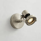 Industrial Wall Lights Silver Die-Cast Aluminum Metal Lamp