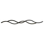 Bedside Wall Light Modern with a Unique Wavy Finish Sleek Lamp