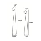 Cone Shaped Table Lamp Modern LED Dimmable Metal Light