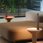Cone Shaped Table Lamp Modern LED Dimmable Metal Light