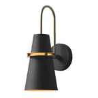 Cone Wall Lamp White Modern Creative Iron Design Light