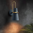 Cone Wall Lamp White Modern Creative Iron Design Light