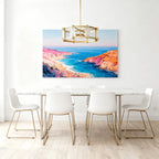 Round Glass Chandelier Featuring a Classic American Ceiling Light